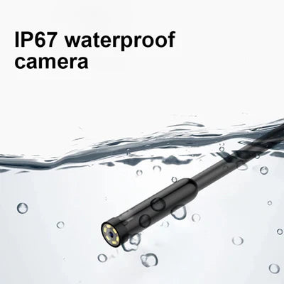 3-in-1 Type-C / Micro USB / PC Endoscope Camera 3.5m – HD Lens, Adjustable LED Lights, IP67 Waterproof