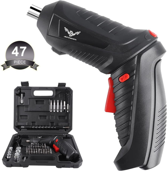 47-in-1 Cordless Electric Screwdriver Set – Rechargeable DIY Tool Kit