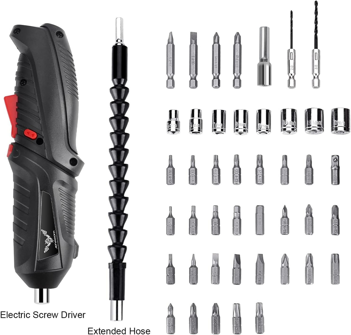47-in-1 Cordless Electric Screwdriver Set – Rechargeable DIY Tool Kit